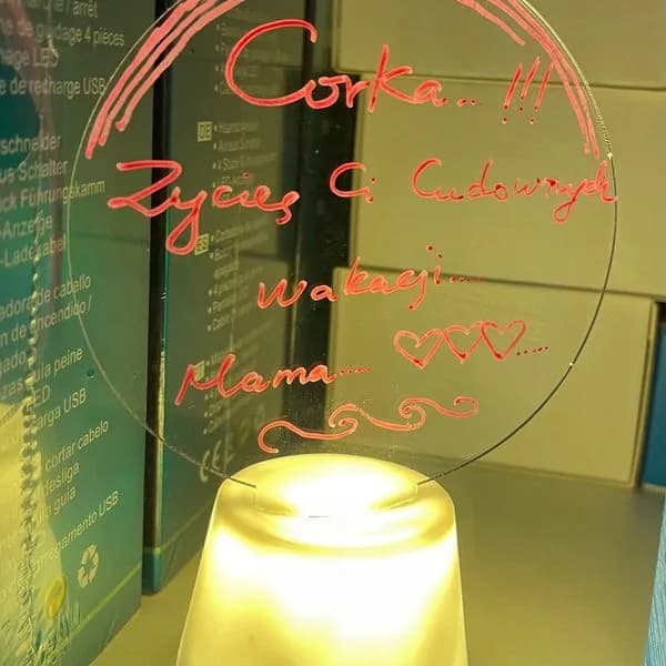 Lampka nocna Córka i Mama z USB