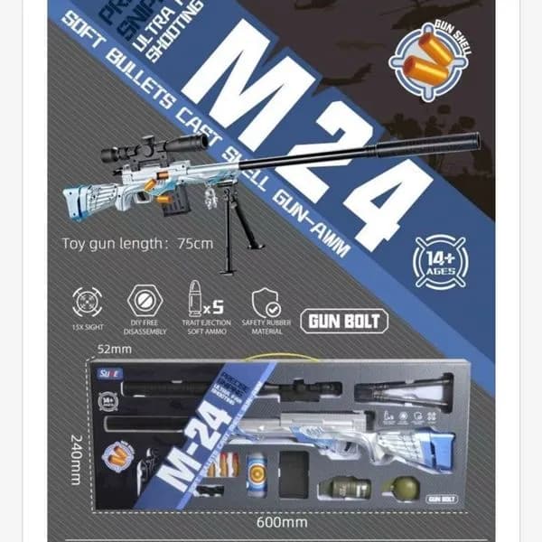 Zabawki Pistolety Gun Bolt M24