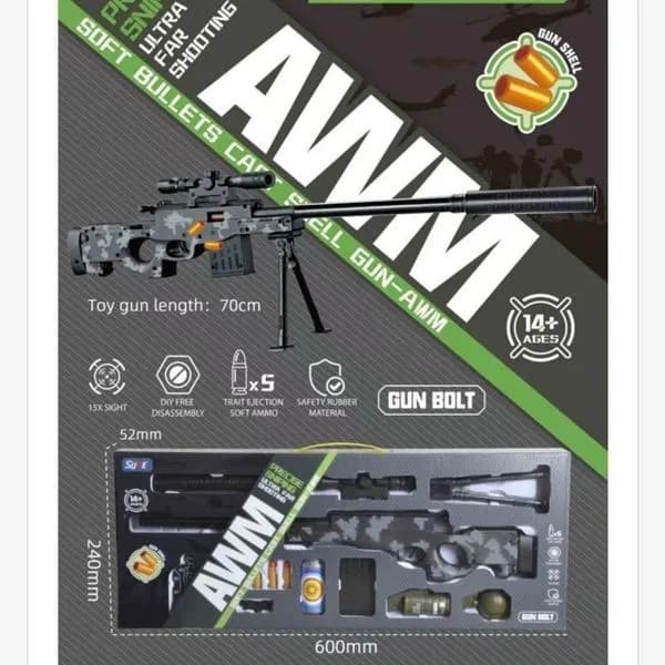 Zabawki Pistolety Gun Bolt AWM