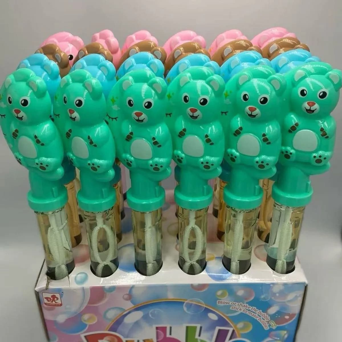 Banki Mydlane Bubble Stick z misiem