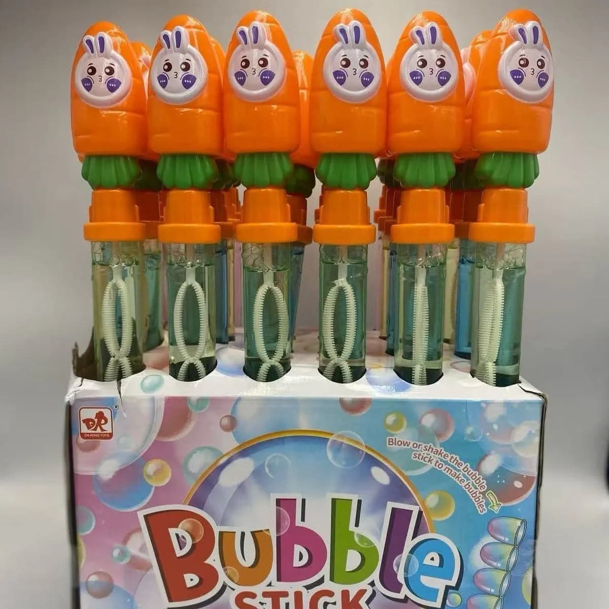 Banki Mydlane Bubble Stick z Marchewką