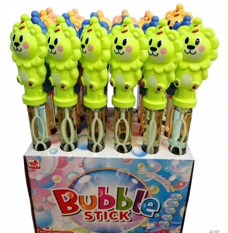 Banki Mydlane Bubble Stick z Lwem - 24 szt