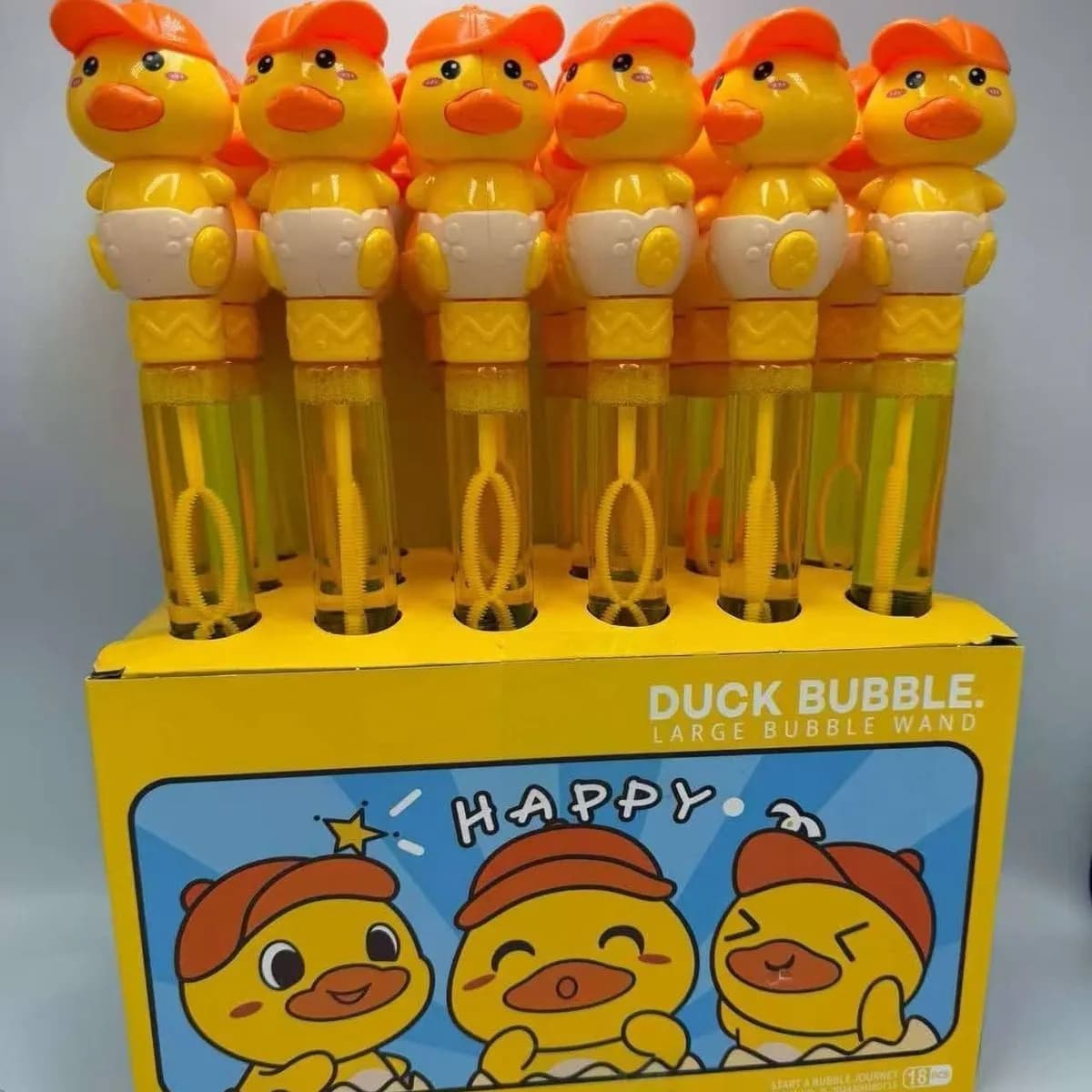Banki Mydlane Bubble Duck Happy Large Bubble Wand