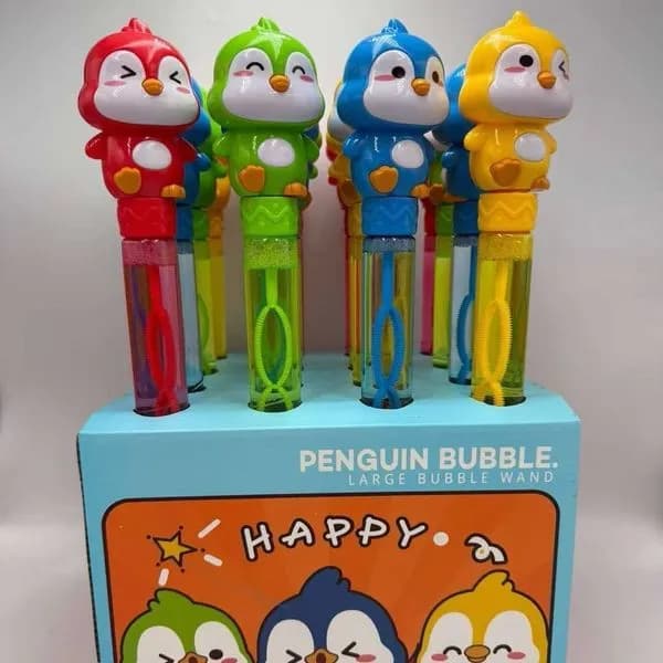 Banki Mydlane Bubble Pingwiny Large Penguin Bubble Wand