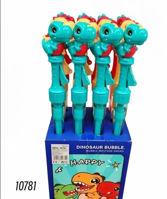 Banki Mydlane Bubble Dino Sword 12 szt