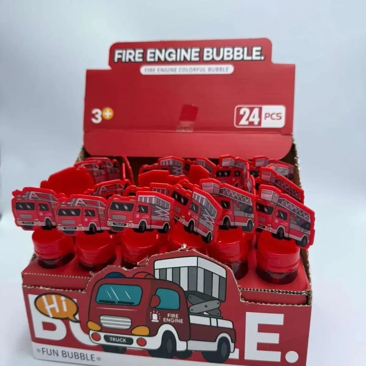 Zabawki Banki Mydlane Straż Pożarna 24 szt