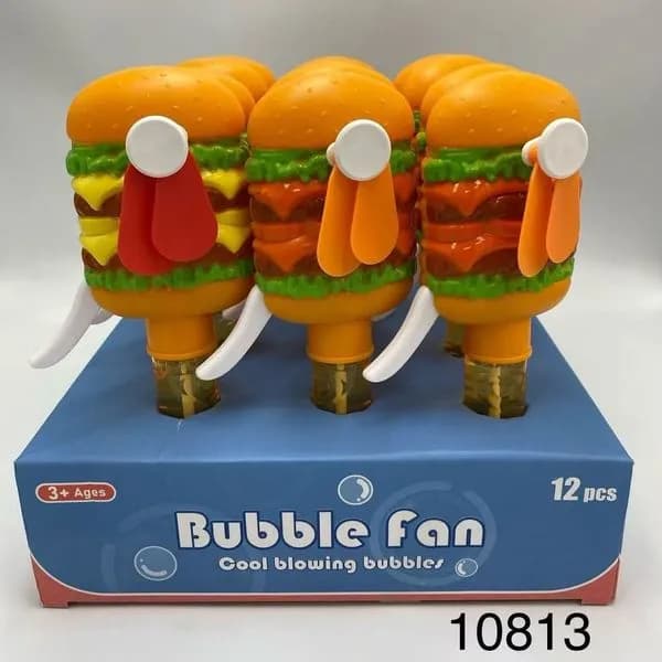 Banki Mydlane Bubble Fan Burger 12 szt