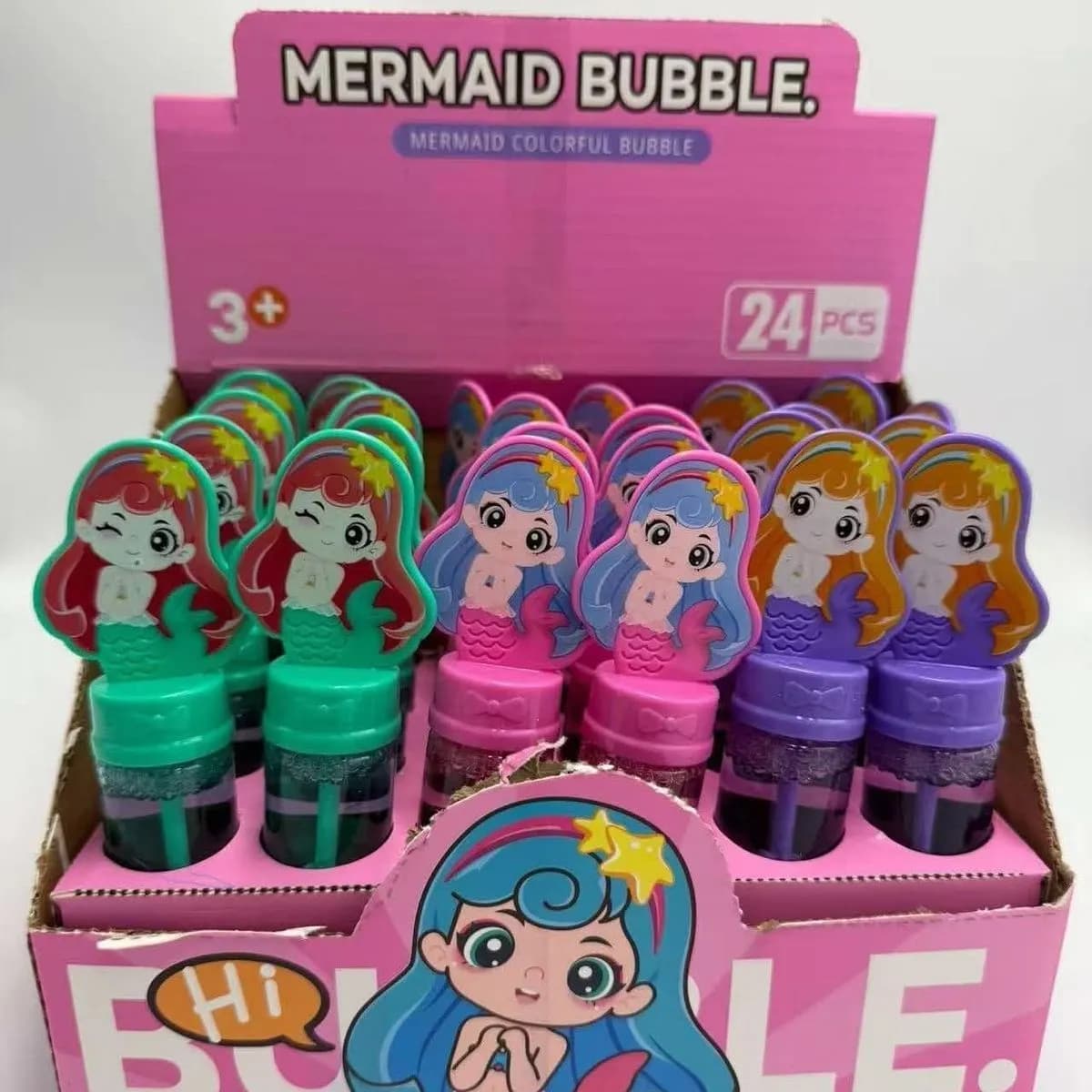 Zabawki Banki Mydlane Syrenka Mermaid Bubble 24 szt
