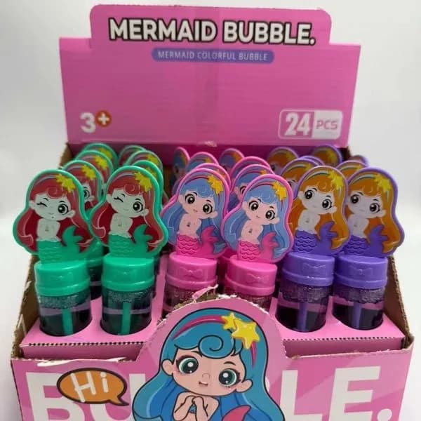 Zabawki Banki Mydlane Syrenka Mermaid Bubble 24 szt
