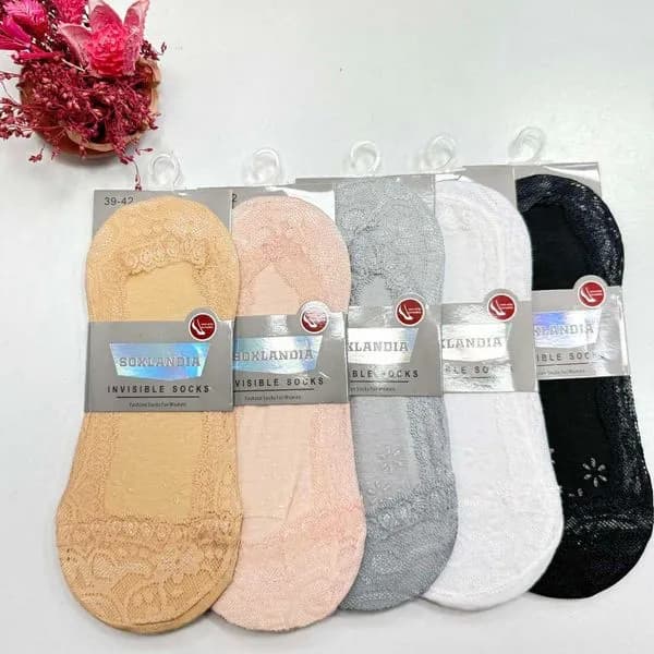 Skarpetki niewidoczne damskie Klindia 36-42, 5 par