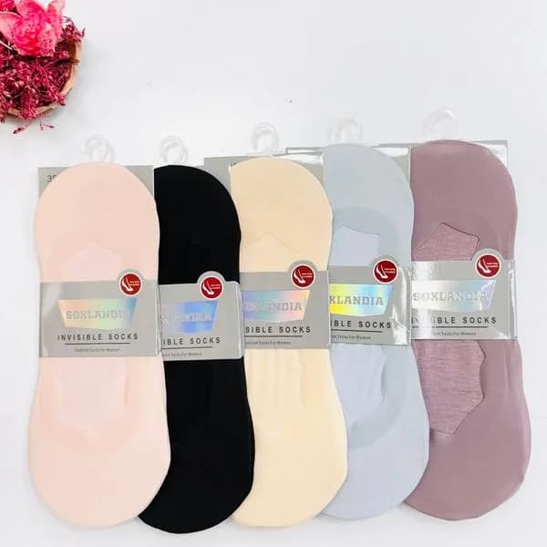 Skarpetki Invisible Socks damskie 5 par w opakowaniu