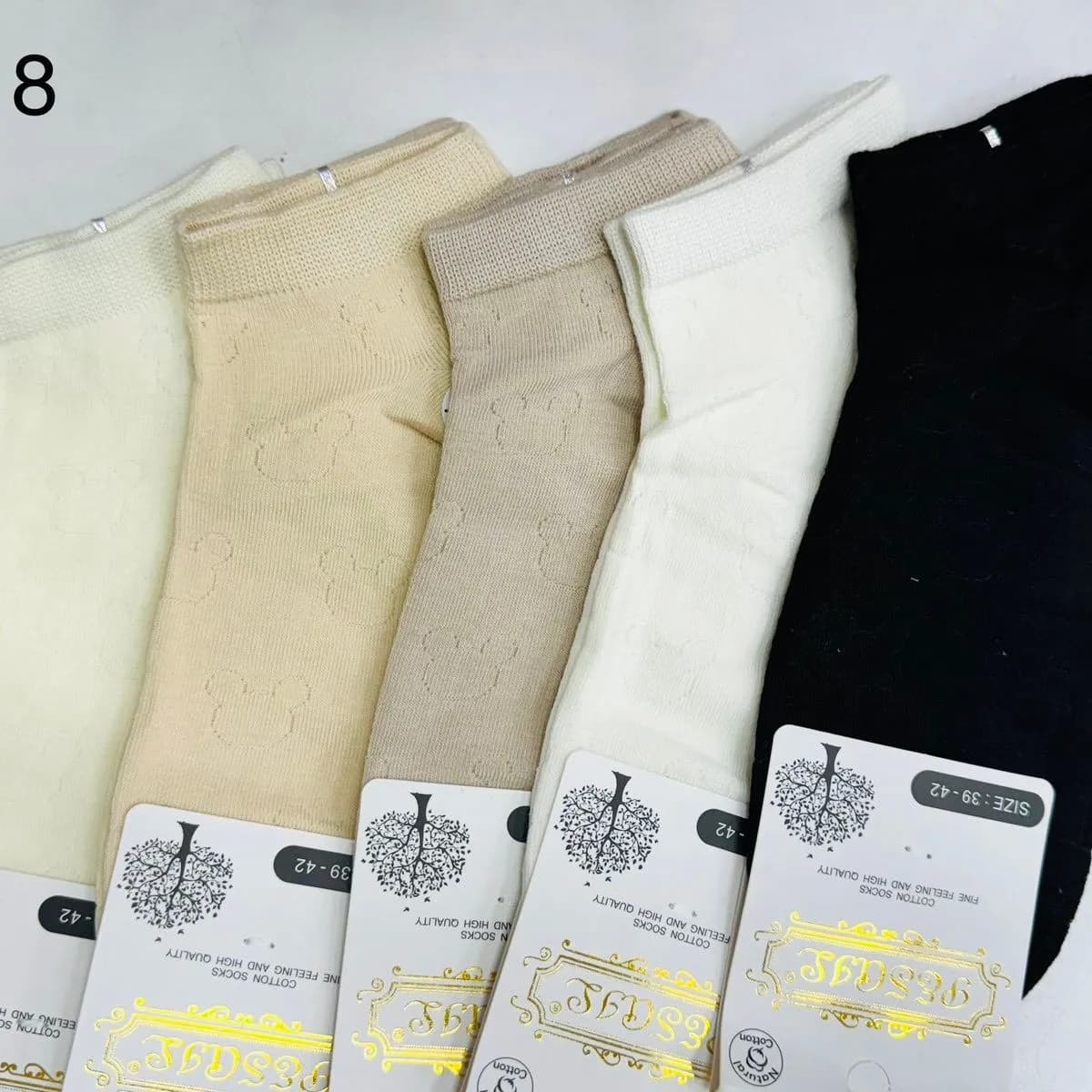 Skarpetki damskie C18, 5 kolorów, model DF-27