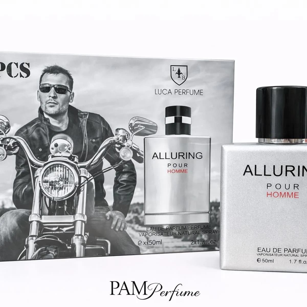 Zestaw perfum męskich Alluring Homme 2x50ml