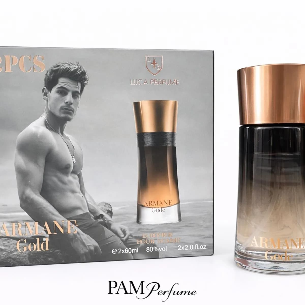 Zestaw Perfum PAM Perfume 2x50ml Gold