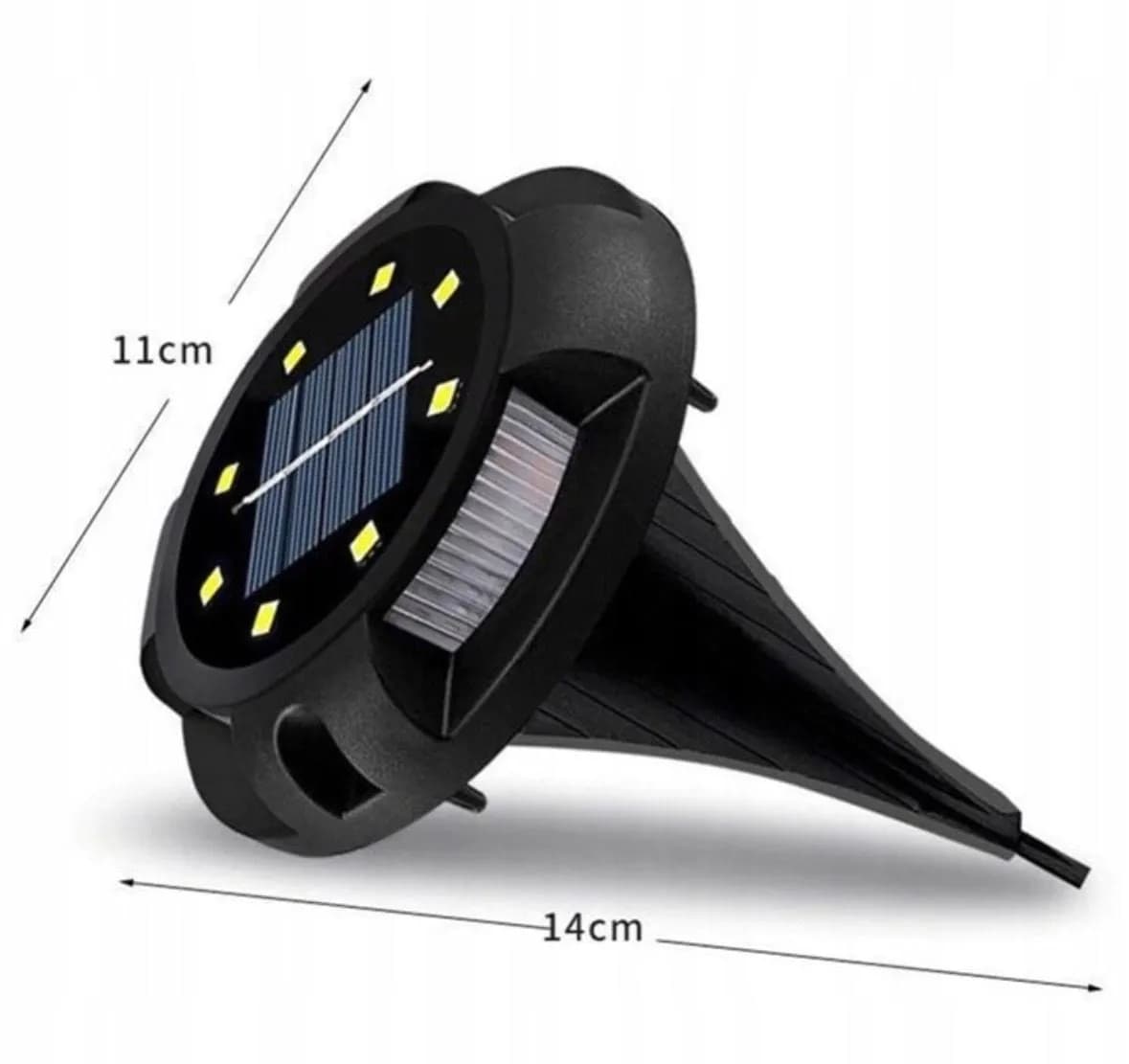 Dekoracyjny Solarny do Ogrodu 11x14cm 4PCS