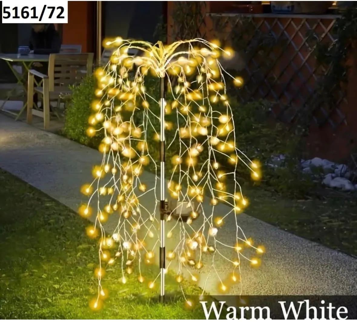 Dekoracyjny Solarny do Ogrodu 2PCS