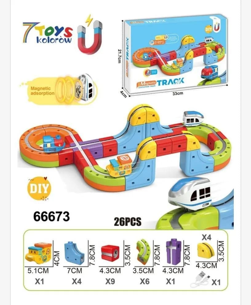 Building Block Track Car