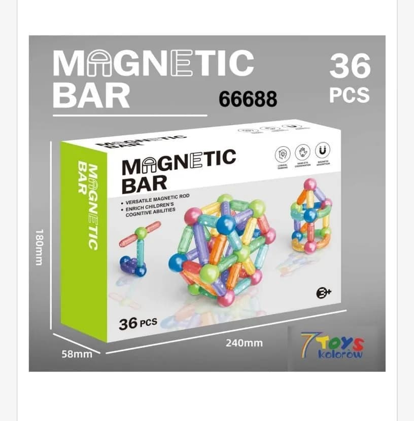 Magnetic Bar 36PCS