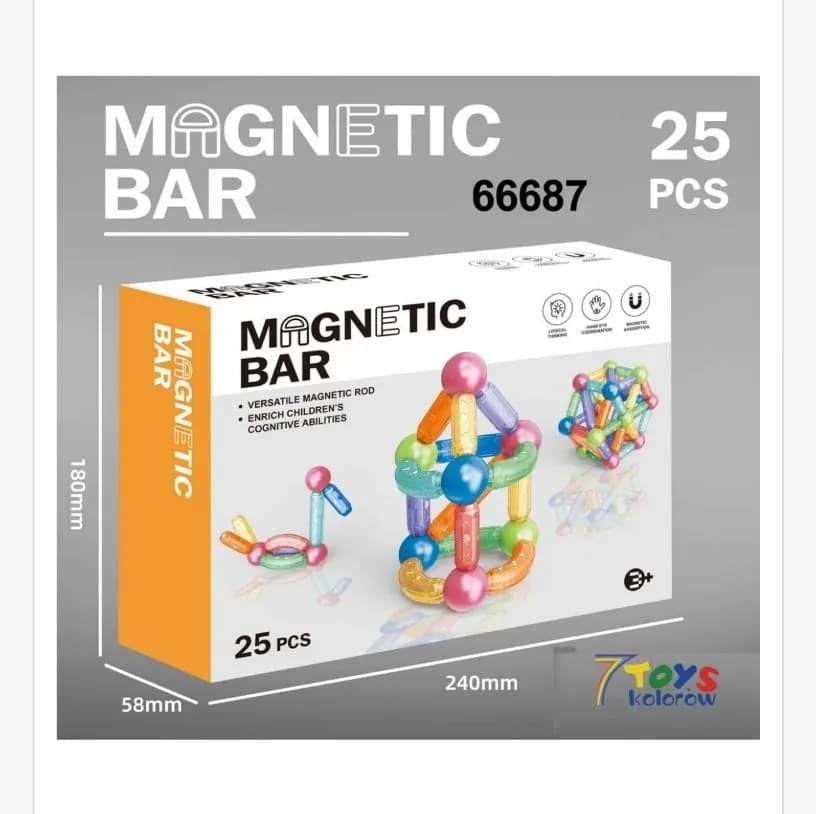 Magnetic Bar 25PCS