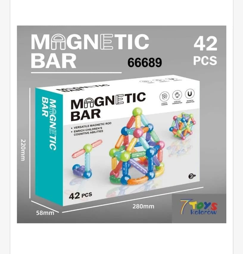 Magnetic Bar 42PCS