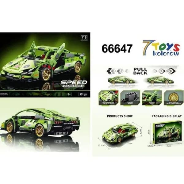 Klocki Samochod Speed