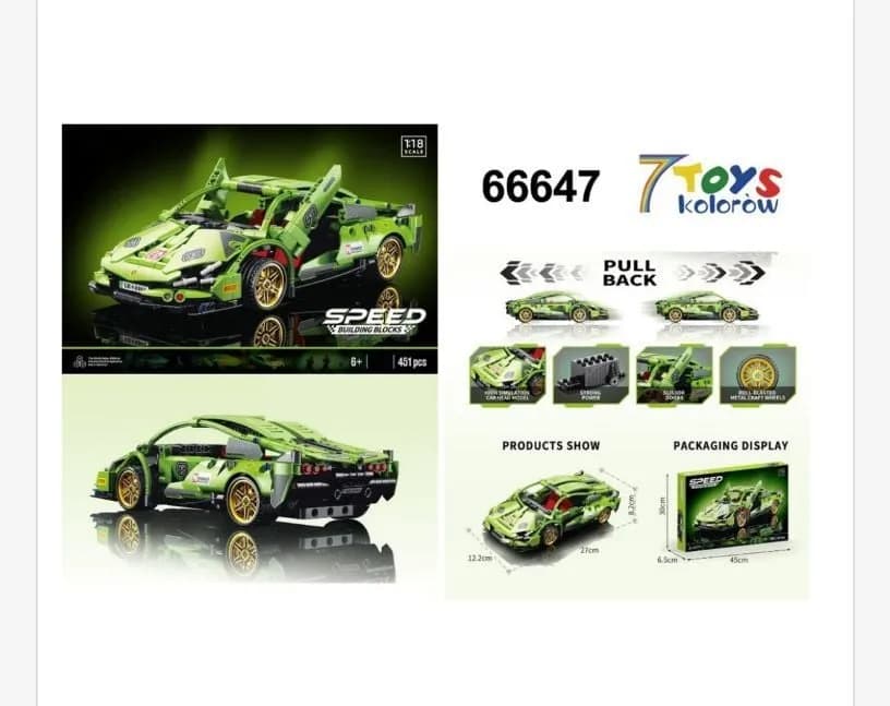 Klocki Samochod Speed