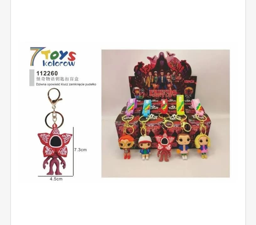 Zabawki Unboxing Brelok Stranger Things