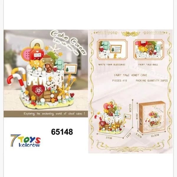 Klocki Cake Corner Fairy Tale Honey Cake 418 el. 17cm