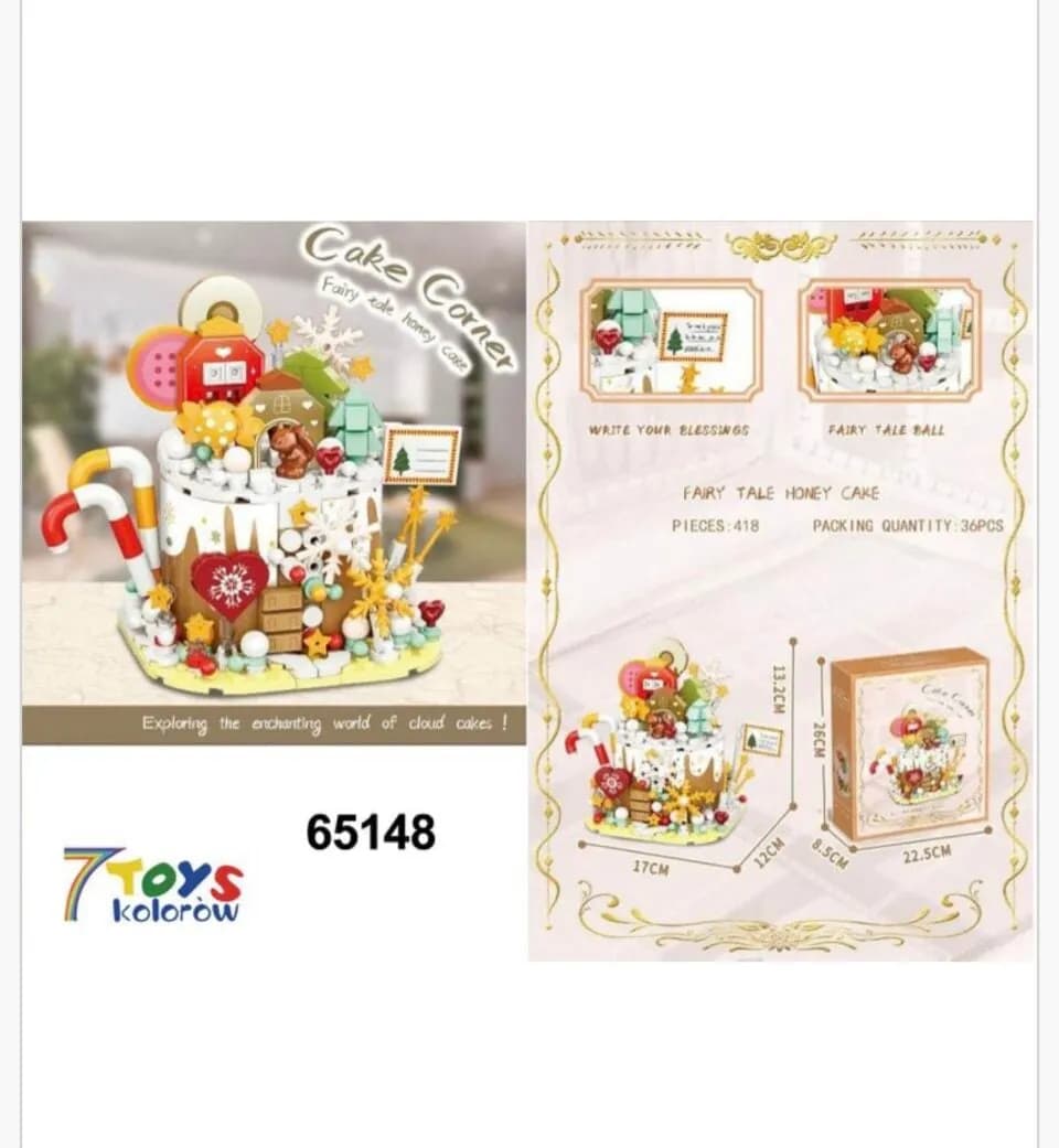 Klocki Cake Corner Fairy Tale Honey Cake 418 el. 17cm