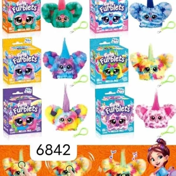 Maskotka Brelok Furblets Mix Kolorów 12 szt. Interaktywna