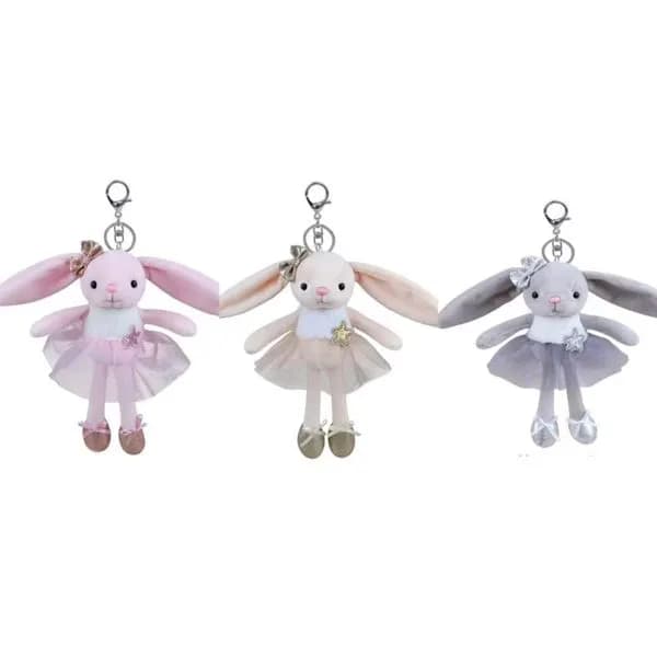 Maskotka Brelok Króliczek Baletnica, Mix Kolorów