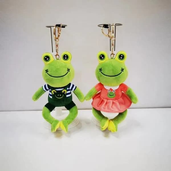 Maskotka Brelok Żaba w Ubranku, Mix Wzorów