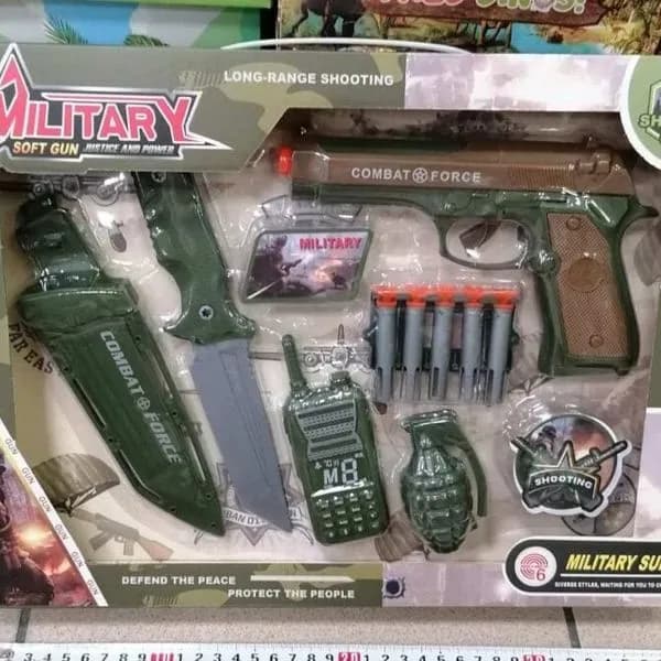 Zestaw Military Soft Gun