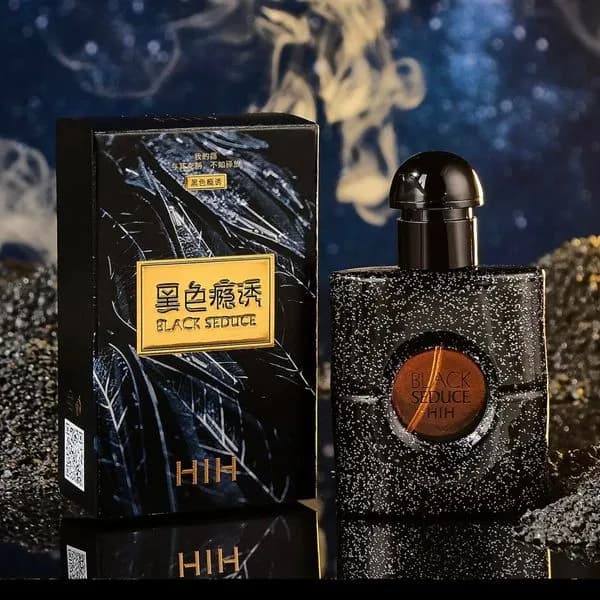 Perfumy Black Seduce HIH - Elegancki Flakon z Brokatem 12 szt.