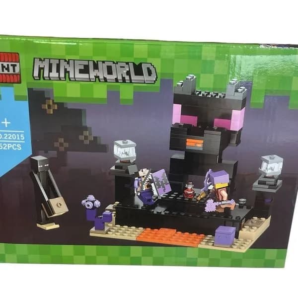 Klocki Mineworld 252PCS - Zestaw Konstrukcyjny Figurki i Smok