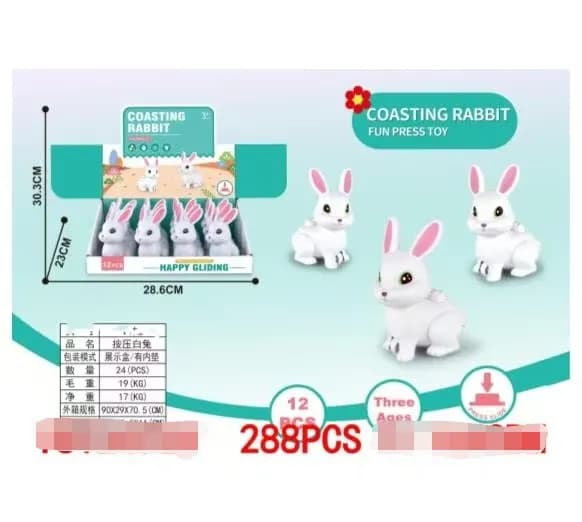 Zabawka Coasting Rabbit 28 cm Fun Press Toy