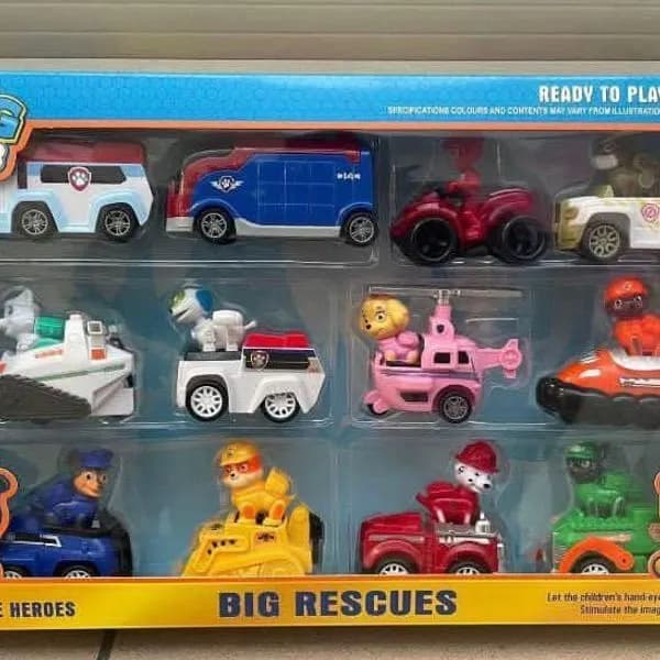 Zabawki Paw Patrol Big Rescues 12 szt