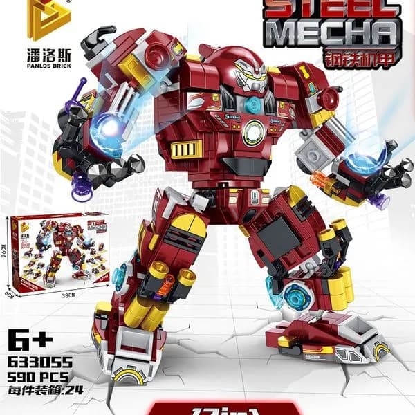 Zabawki Klocki Steel Mecha 590PCS PANDUS