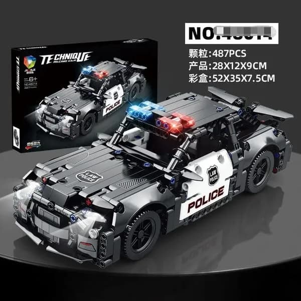 Zestaw klocków Technique Policyjny Samochód 487PCS