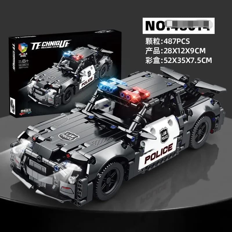 Zestaw klocków Technique Policyjny Samochód 487PCS