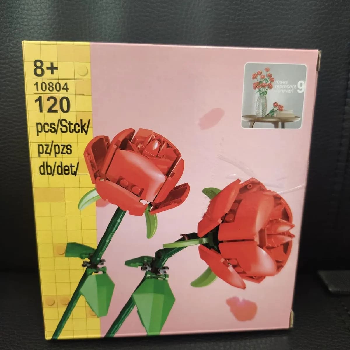 Zestaw klocków kwiaty 120 szt. 8+