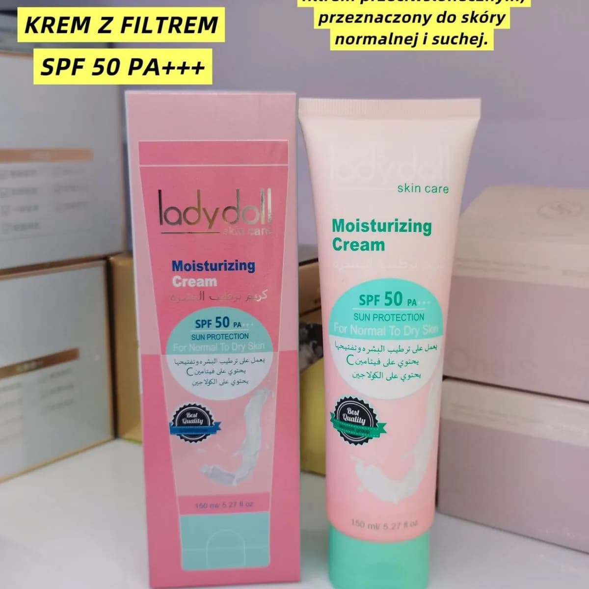 Krem przeciwsłoneczny SPF 50+