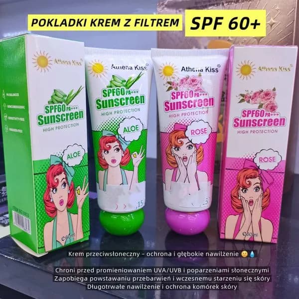 Krem przeciwsłoneczny SPF 60+