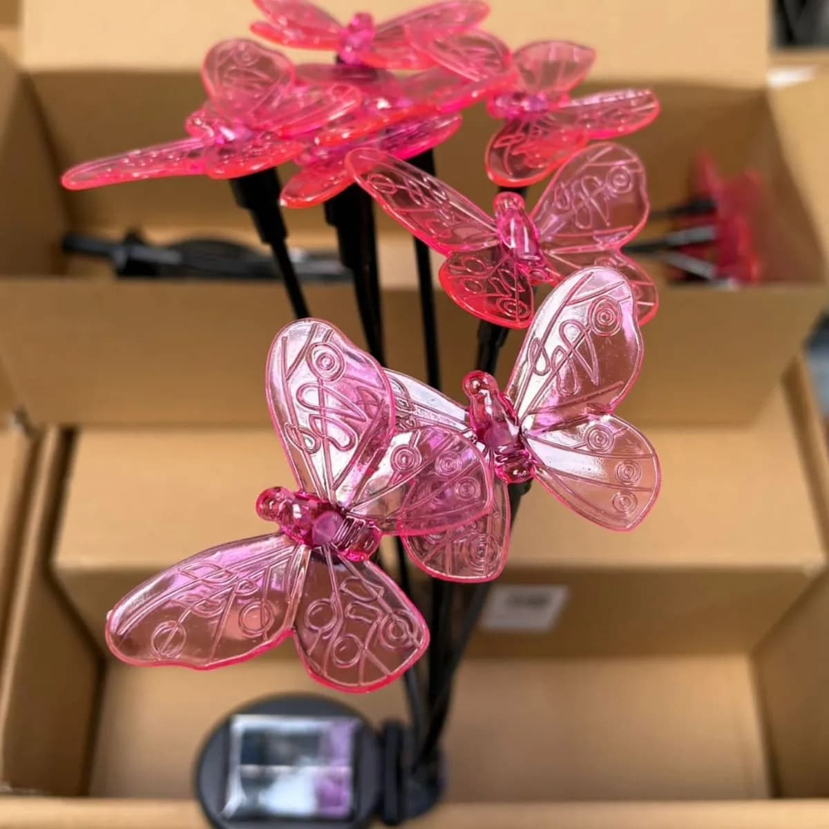 Zestaw Motylki Ogrodowe Solarne 2PCS