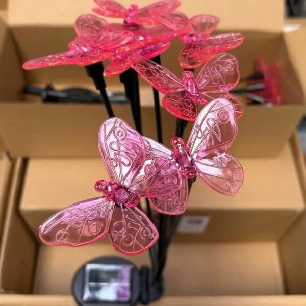 Zestaw Motylki Ogrodowe Solarne 2PCS