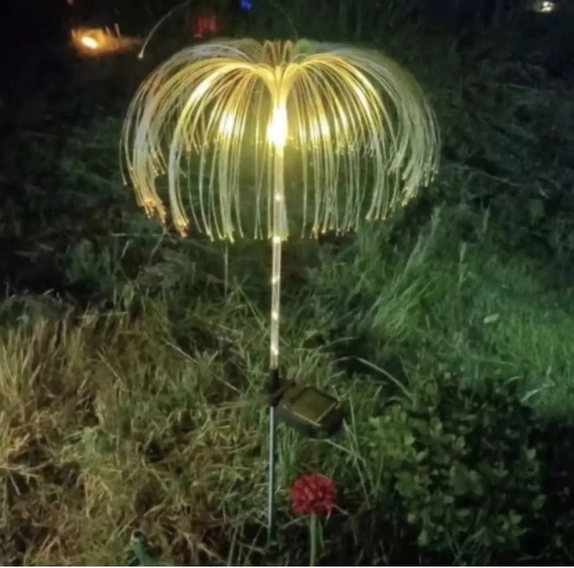 Zestaw Solarna Meduza Ciepła Białe 2PCS