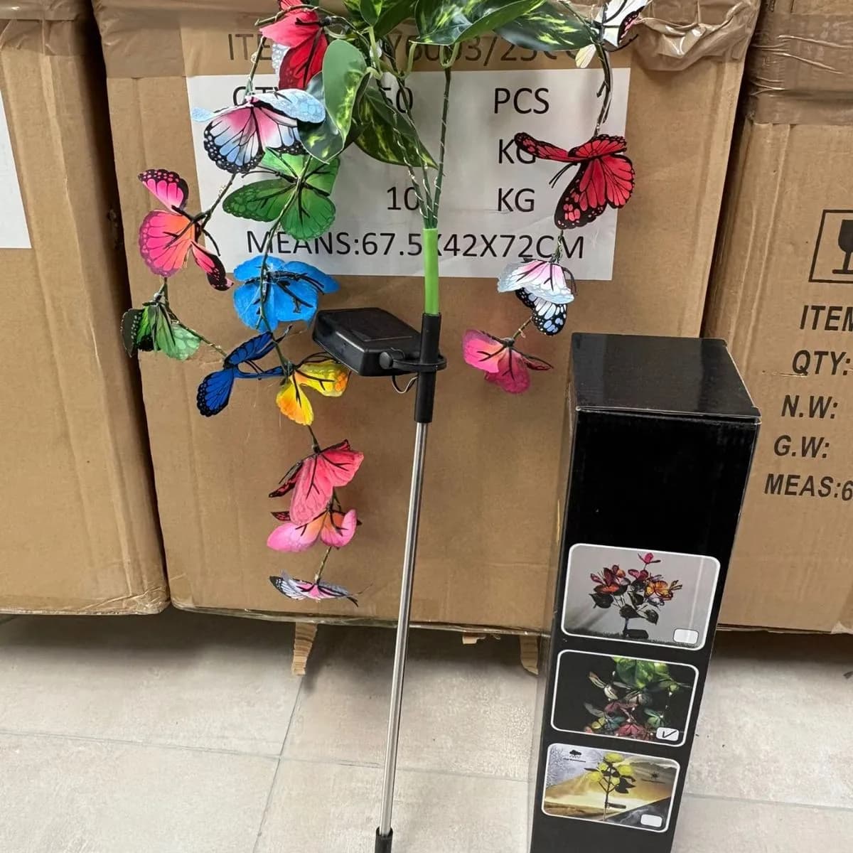 Zestaw Kwiaty Solarny 2PCS