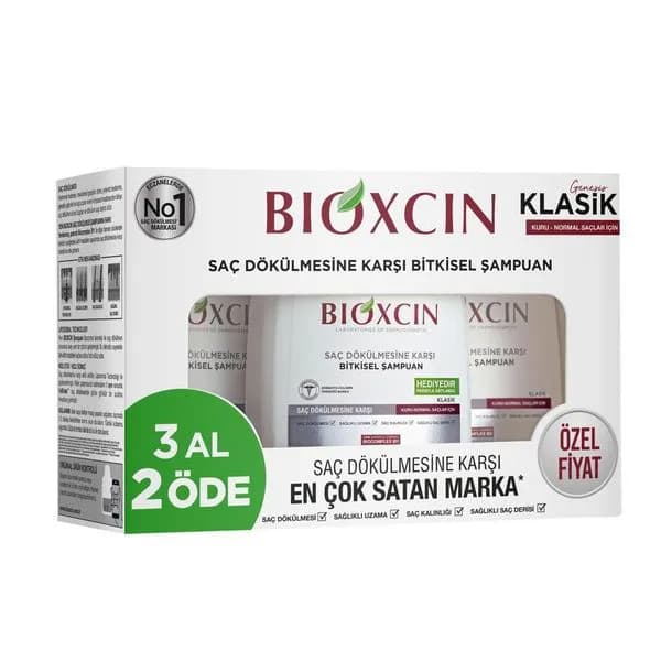 Zestaw Bioxcin Klasyk Szampon 3PCS