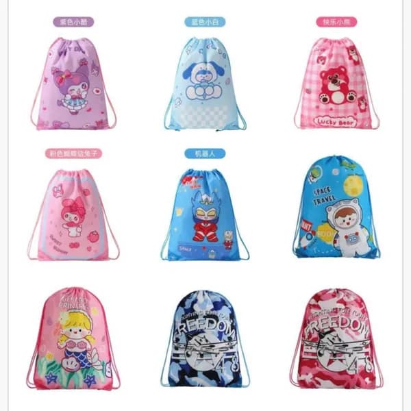 Torebka Kąpielowa Worek na Basen Mix Wzorów 20 szt.