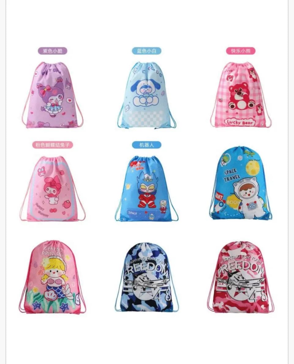 Torebka Kąpielowa Worek na Basen Mix Wzorów 20 szt.